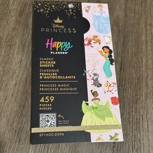 Disney Princess Magic Sticker Collection - Black, Pink, Green